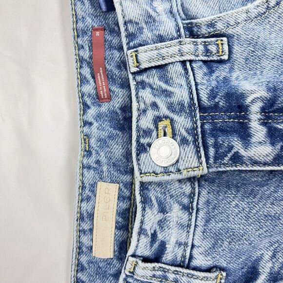 Anthropologie Pilcro Women's Denim Shorts Size 28 Distressed - Picture 3 of 10